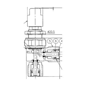 �t�W�L�� SUS�|���_�C���N�g�_�C���t�����o���u�Q1MPa�QFUNDL-81G FUNDL-81G-6.35-2 1�_