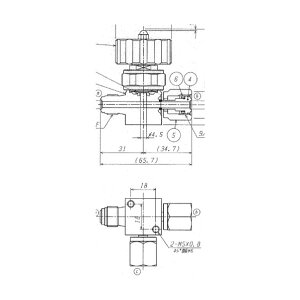 �t�W�L�� SUS�|��3���_�C���N�g�_�C���t�����o���u�Q1MPa�QFUNDTB-71G FUNDTB-71G-6.35-3-PA 1�_