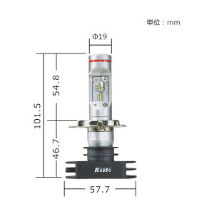 �w�b�h�����v��p LED�z���C�g�r�[��NEO H4 P314KWT