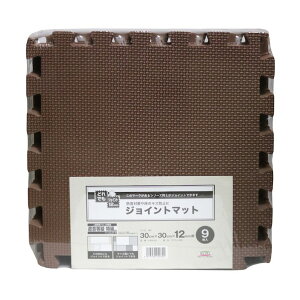 �W���C���g�}�b�g �ǂ�ł��W���C���g ���n �u���E�� 30cm×30cm×12mm�� VJEM-30 BR 9��