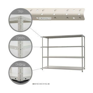 KT���b�N KT150-8-15 4�i �z���C�g�O���[ KT-8-15-4-WG 1��