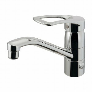 カクダイ シングルレバー混合栓(分水孔つき) 117-063-180 (水栓金具 