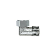 カクダイ ナットつきフレキ用小曲りエルボ 646-111-13 1点