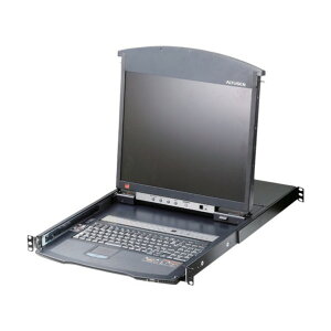 ATEN 17�C���`LCD16�|�[�gOverIP Cat5KVM�h�����[�V���[�g���[�� KL1516AiMJJS 1��