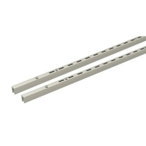 南海プライウッド 棚収納パーツ アームハング棚柱SS(2本入) 高さ1820mm SSシルバー SS-H18S-2 2本