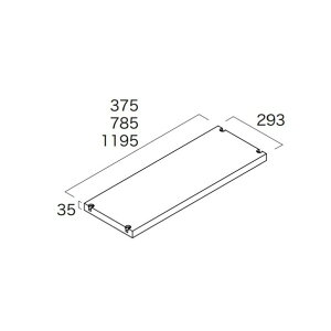 CvCEbh ubNVFt[ tBNTX I 1195×s293×35mm uEEH[ibg FXTA-D3W12-RJ 1Zbg