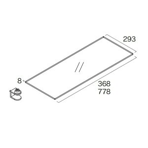 CvCEbh ubNVFt[ tBNTX KXI 368×s293×8mm KX FXTA-D3W04-GL 1Zbg