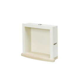 南海プライウッド 壁厚ニッチ収納 ミニッチ 300台座タイプ シェルホワイト MN20-3001D 1個