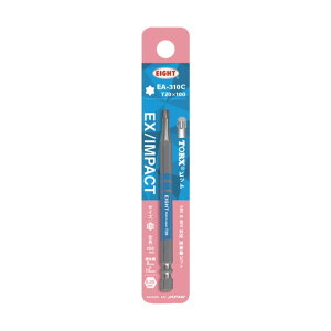 �g�[�V�����r�b�g EX/IMPACT TORX�J���[�r�b�g�P�i T20×100mm �����a9mm&13mm EA-310C T20 X 100