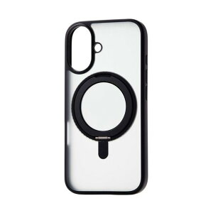 iPhone16�p�n�C�u���b�h�P�[�X MAGKEEP �X�^���h �u���b�N �u���b�N PM-A24AMAGSTBK