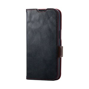 ���U�[�P�[�X iPhone 16e�p �蒠�^ �ϏՌ� ���Εt�� �X�e�b�` �u���b�N �u���b�N PM-A25SPLFYBK