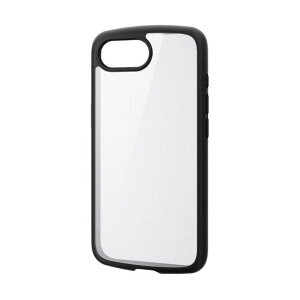 �^�t�X�������C�g�P�[�X iPhone 16e�p �t���[�� �w�ʃN���A �X�g���b�v�V�[�g�t �u���b�N �u���b�N PM-A25STSLFCBK