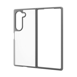 Galaxy Z Fold6�iSC-55E�j�p�^�t�X�������C�g�P�[�X �t���[���J���[ �w�ʃN���A �u���b�N �u���b�N PM-G245TSLFCBK