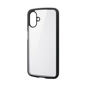 �^�t�X�������C�g�P�[�X Galaxy A25 5G�p �t���[���J���[ �w�ʃN���A �u���b�N �u���b�N PM-G253TSLFCBK