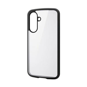 Galaxy A36 5G�p�^�t�X�������C�g�P�[�X �t���[���J���[ �w�ʃN���A �u���b�N �u���b�N PM-G254TSLFCBK
