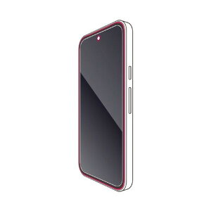 Google Pixel 9a�p�K���X�t�B���� �t���[���t�� ������ �u���b�N PM-P251FLGF