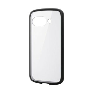 ���@�l��p�i���G���R�� Google Pixel 9a�p�^�t�X�������C�g�P�[�X �t���[���J���[ �w�ʃN���A �u���b�N �u���b�N PM-P251TSLFCBK 0