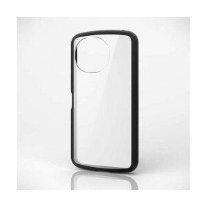 AQUOS sense9�p�^�t�X�������C�g�P�[�X �t���[���J���[ �w�ʃN���A �u���b�N �u���b�N PM-S244TSLFCBK