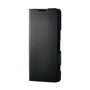 Xperia 1 VII�p�\�t�g���U�[�P�[�X ���^ ���Εt �u���b�N �u���b�N PM-X251PLFUBK