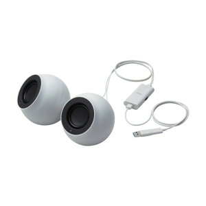 PC�p2�D0ch�X�s�[�J�[ Stina 4�D4W USB�ڑ� �z���C�g SP-P10CUSBWH