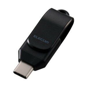 USB������ USB3�D2�iGen1�j Type-C ��]�� 128GB �u���b�N �u���b�N MF-CEU3128GBK