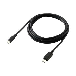 ���@�l��p�i���G���R�� USB Type-C�P�[�u�� ���E���}�O�l�b�g �ő�60W �u���[�J�[���� 2�D0m �u���b�N �u���b�N MPA-CCMA20BK 0