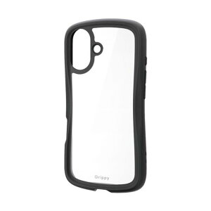 ���@�l��p�i���G���R�� iPhone 17�p�P�[�XGrippy �t���[���J���[ ���^���X�e�b�J�[�t �u���b�N �u���b�N PM-A25AGRPFCBK 0