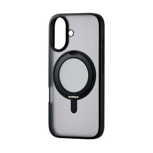 iPhone 17�p�n�C�u���b�h�P�[�X MAGKEEP �X�^���h �u���b�N �u���b�N PM-A25AMAGSTBK