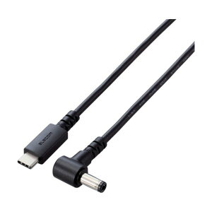 �m�[�gPC�p�[�d�P�[�u�� USB Type-C DC�ۃR�l�N�^ 60W 2�D0m �u���b�N �u���b�N DC-PDF20BK