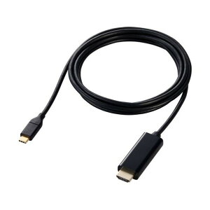 �f���ϊ��P�[�u�� USB Type-C-HDMI �~���[�����O�Ή� 60Hz 2�D0m �u���b�N DH-CHDMI20BK
