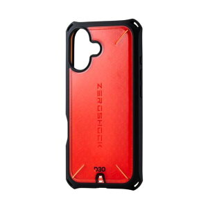 iPhone 17�p�P�[�X ZEROSHOCK D3O ���b�h ���b�h PM-A25AZEROD3RD