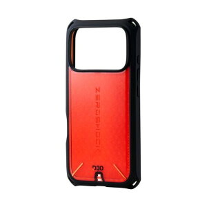 iPhone 17 Pro�p�P�[�X ZEROSHOCK D3O ���b�h ���b�h PM-A25CZEROD3RD
