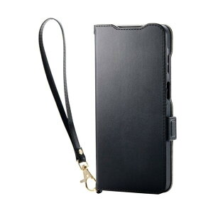 �\�t�g���U�[�P�[�X Galaxy A25 5G�p ���Εt �ϏՌ� �n���h�X�g���b�v�t �u���b�N �u���b�N PM-G253PLFY4BK