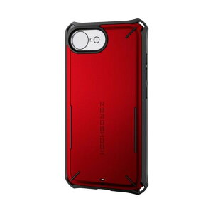 �n�C�u���b�h�P�[�X iPhone 16e�p ZEROSHOCK Solid Plus ���b�h ���b�h PM-A25SZEROSPRD