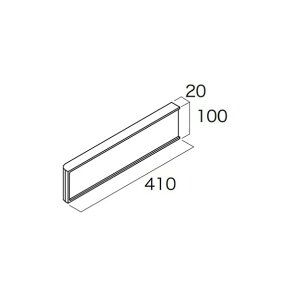 CvCEbh CeAI[v[ GhLbv90 20×410×100mm uEEH[ibg LEC90-RJ-A 1Zbg