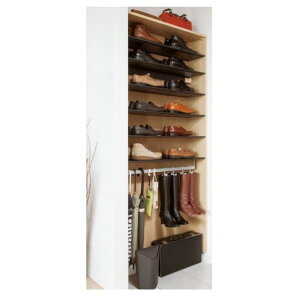 南海プライウッド シューズクローク収納 ウォールゼット エノーク2 D2TYPE ブライトウォールナット AF026123IJ 1点