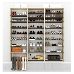 南海プライウッド シューズクローク収納 ウォールゼット エノーク2 D3TYPE 2M I型 奥行300mm シェルホワイト AF002598LW 1点