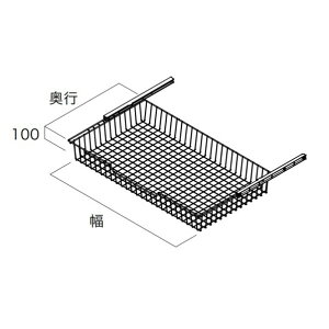 ��C�v���C�E�b�h ���[�� �o�X�P�b�g ���s440mm×��450mm �V���o�[ N3BS-D4W04-A 1�Z�b�g