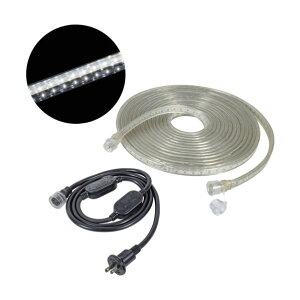 �я�LED�Ɩ� LED�R�l�N�g���C�� ���ʔ��� 10m �� �V���R���^�C�v LECS-R10LA-W