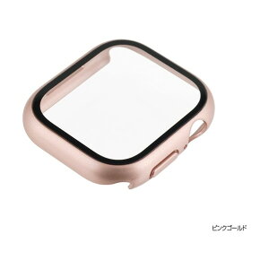 Apple Watch Series10�p ���d�x�K���X�{�P�[�X �s���N�S�[���h SMWC-AW461PG