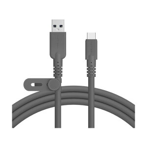 5Gbps�V���R���P�[�u�� USB-A to USB-C Gen1 �P�[�u���o���h�t 2m �X���[�L�[�u���b�N�iMOT-SCBU1AC200�j �X���[�L�[�u���b�N MOT-SCBU1AC200-BK 1��