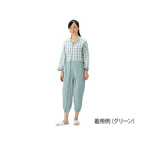 アズワン 制菌前開き介護用ねまき L イエロー 7-9086-03 1点