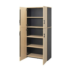 �v�����ؐ��V�F���t W800×H1850 �i�`������×�u���b�N �㉺���t�� RFPS-8018NB-JKD