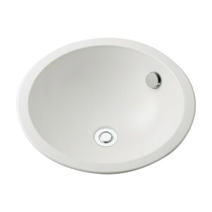 カクダイ 丸型洗面器 マットホワイト 493-127-W 1個