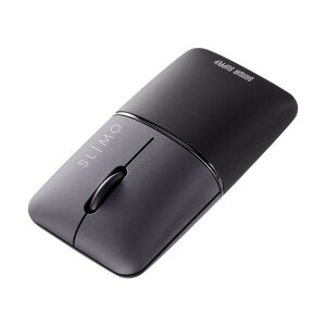 �É�Bluetooth�u���[LED�}�E�X SLIMO �i�[�d���j �u���b�N MA-BBS310BK 1��