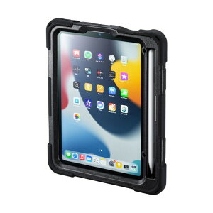 �ϏՌ��P�[�X iPad mini7/6 �n���h���A�X�^���h�A�V�����_�[�x���g�t�� PDA-IPAD1817BK 1��