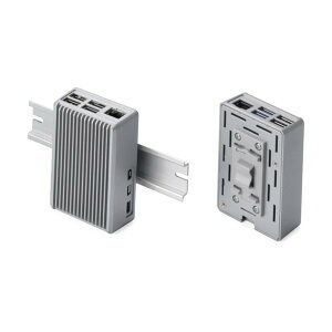 Raspberry Pi 5��p ���M�^DIN���[���P�[�X �V���o�[ RPHD-5-H-S 1��