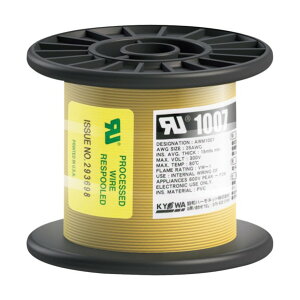 ���a�n�[���l�b�g UL�ϔM�r�j���≏�d�� UL1007 AWG28 100M �� UL1007 AWG28 100M YL 1�_