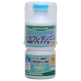 和信ペイント 水性ウレタンニス 300ml 透明クリヤー 32041 1点
