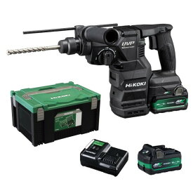 HiKOKI(ハイコーキ)36V ロータリーハンマードリル フルセット(電池2個)ストロングブラックDH3628DA(2XPBZ)